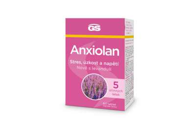 GS Anxiolan s levandulí, 60 tablet